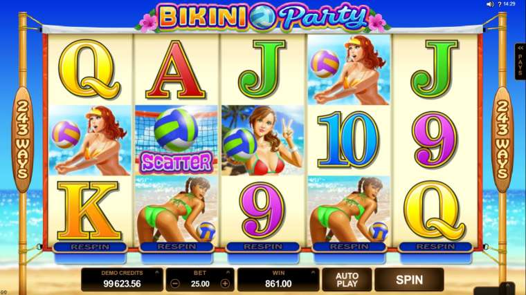 Слот Bikini Party играть бесплатно