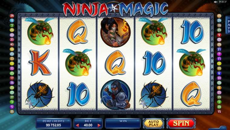 Слот Ninja Magic играть бесплатно