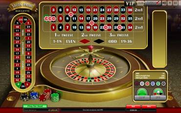 Рулетка Salon Prive Roulette