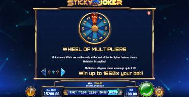 Sticky Joker: Бонусная игра