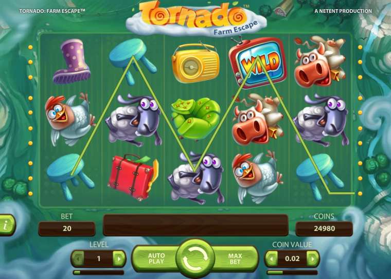 Слот Tornado: Farm Escape играть бесплатно